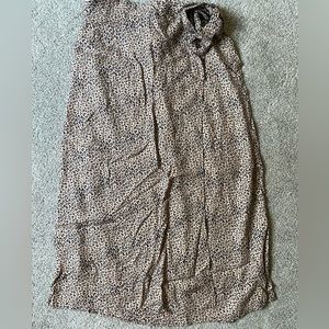 Small Urban Romantics Leopard Wrap Maxi Skirt
